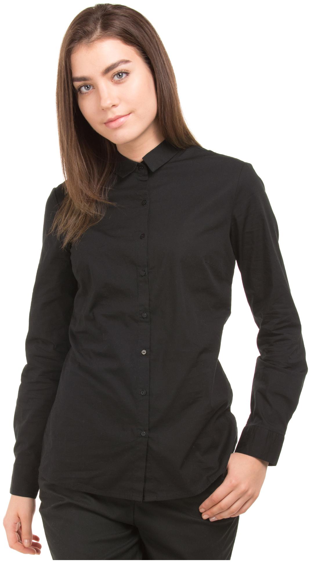 

Arrow Women Black Solid Regular Fit Shirt