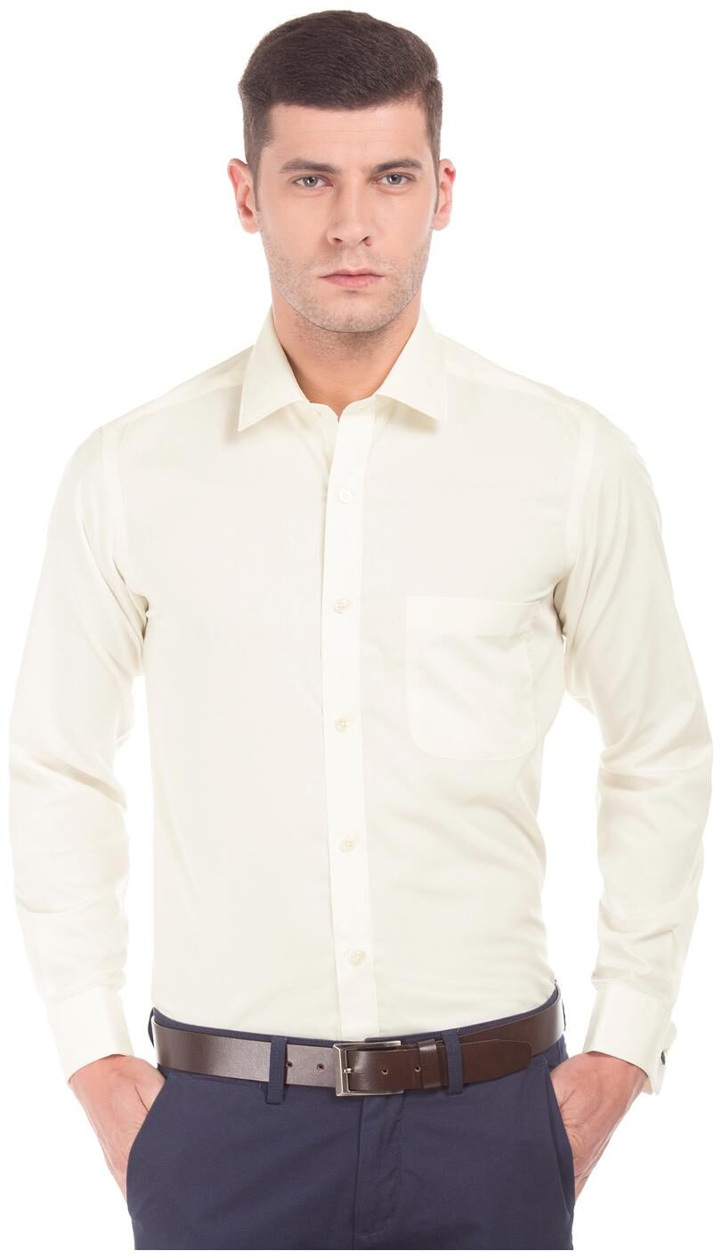 

Arrow Men Slim fit Formal Shirt - Yellow