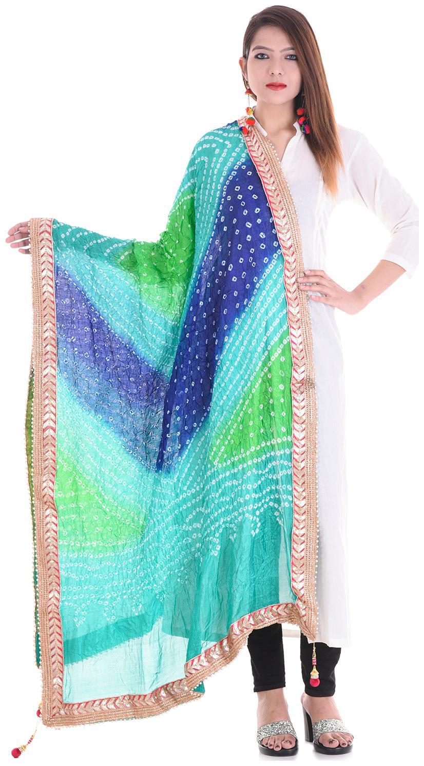 

Art Silk Bandhani Dupatta