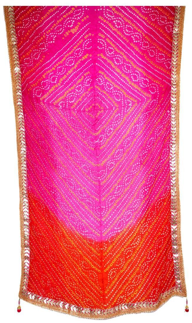 

Art Silk Bandhani Dupatta