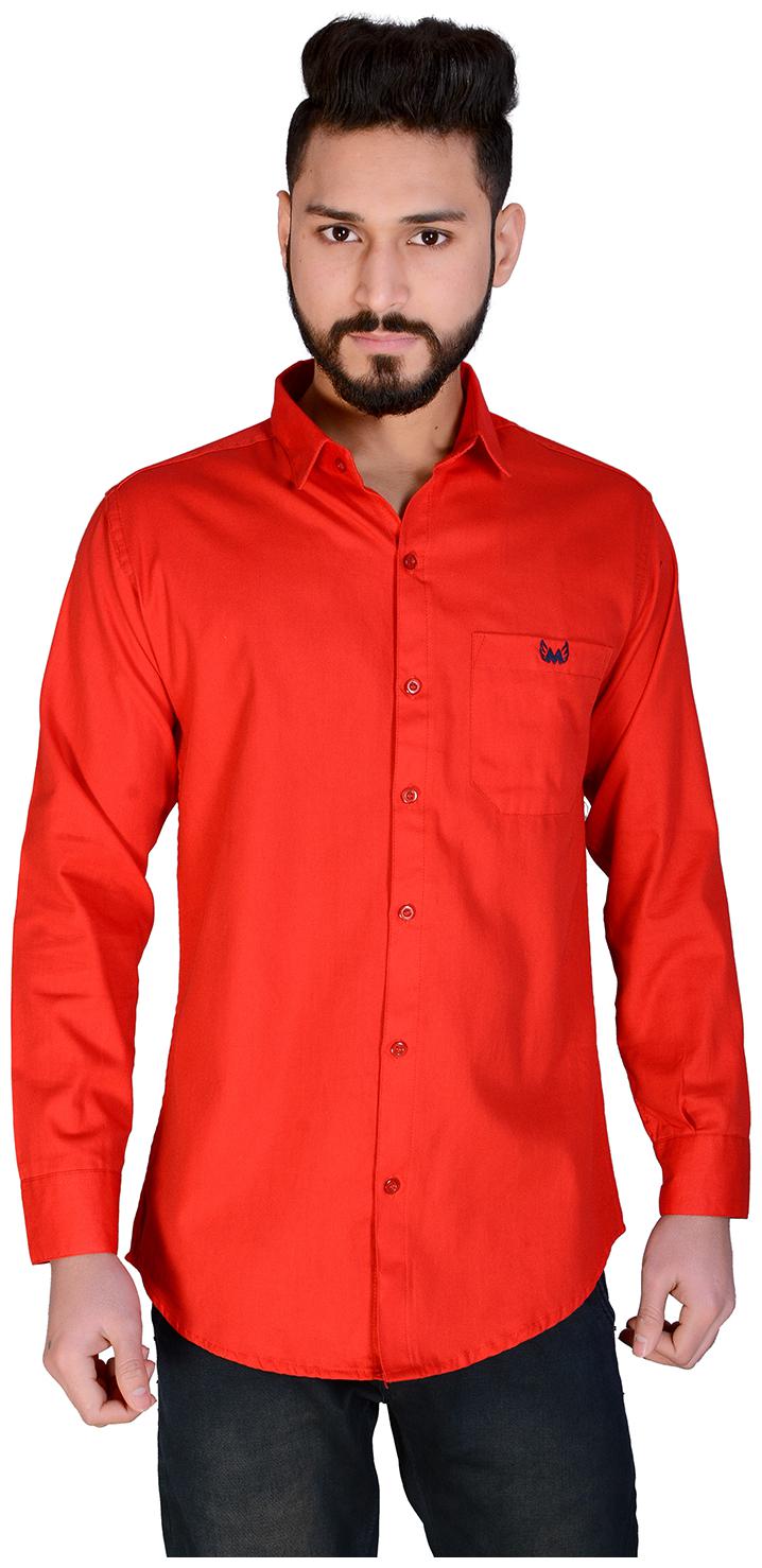 

ARYSON Men Regular fit Formal Shirt - Red