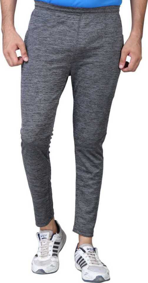 

ASAR Men Grey Solid Slim fit Track pants