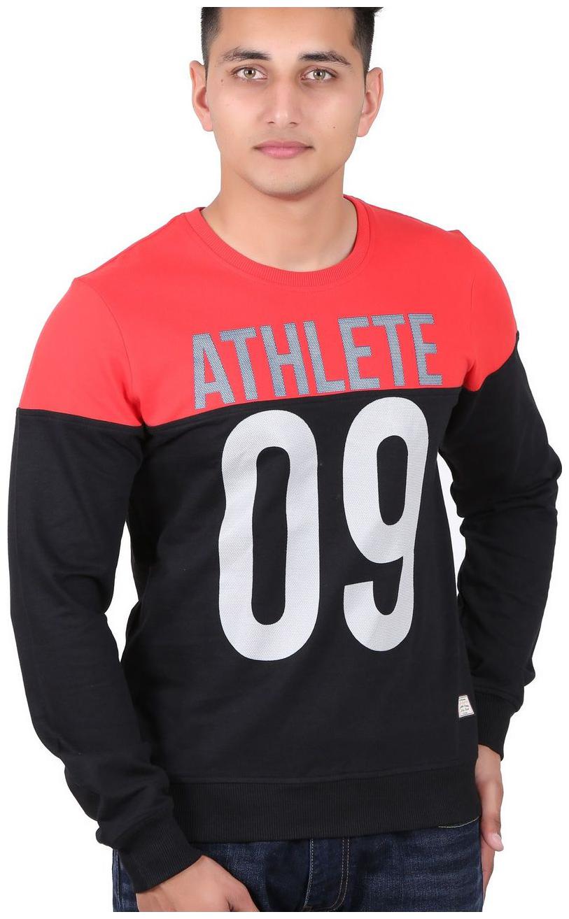 

JTEE Men Black Round neck Sweatshirt