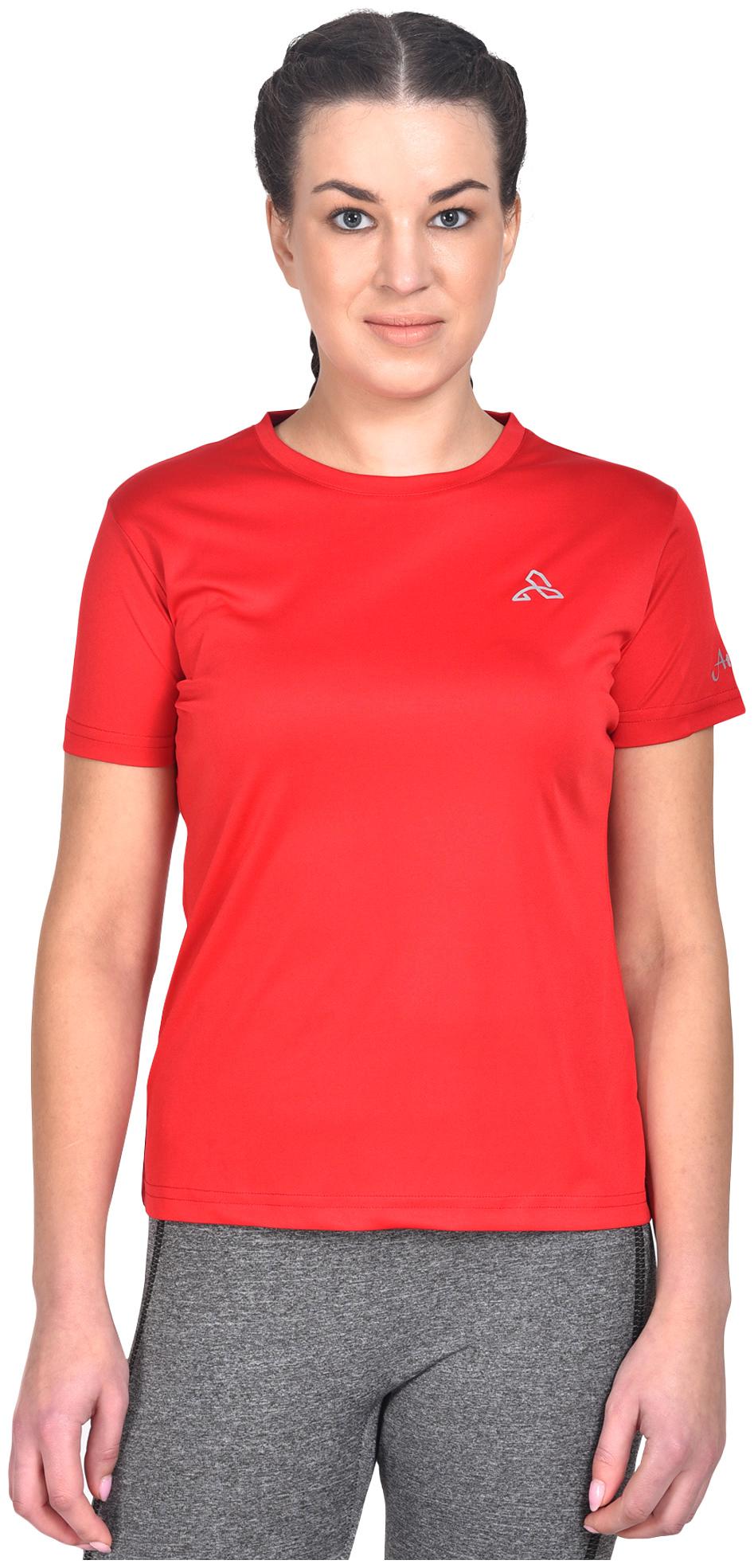 

Athliv Women Solid Sports T-Shirt - Red