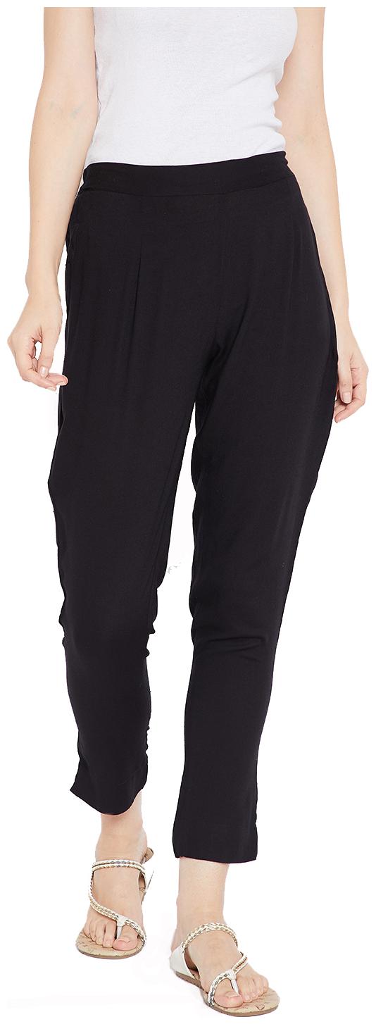 

Aujjessa Women Black Regular fit Regular pants