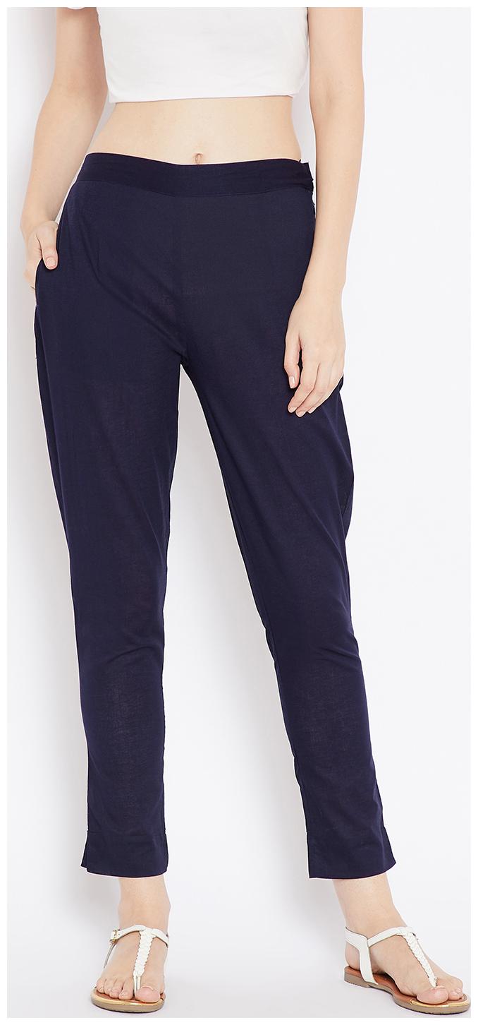

Aujjessa Women Blue Regular fit Regular pants