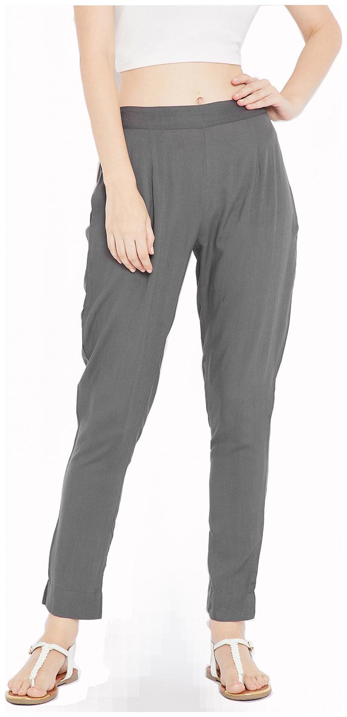 

Aujjessa Women Grey Regular fit Regular pants