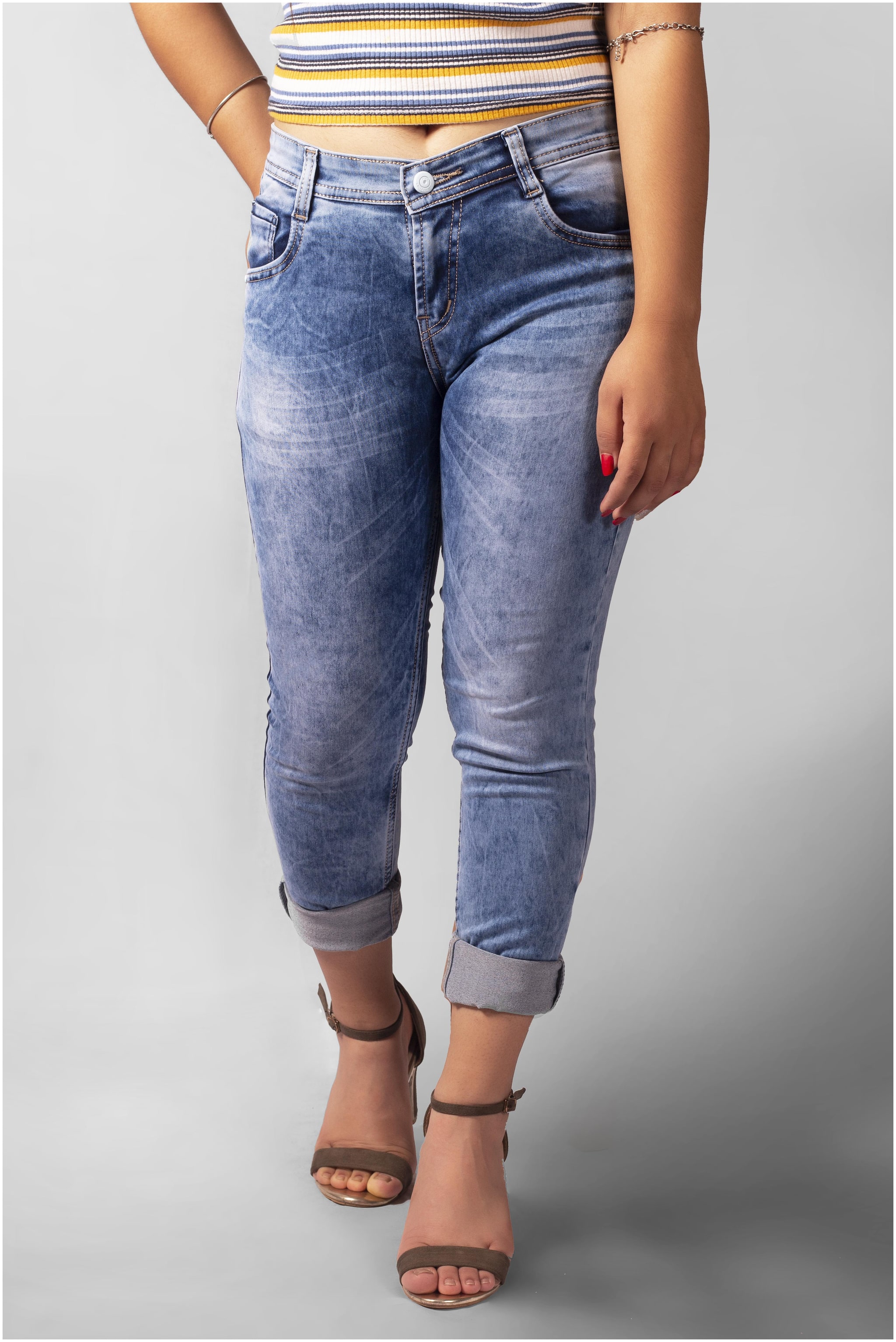 

AURBEA Women Blue Skinny fit Jeans