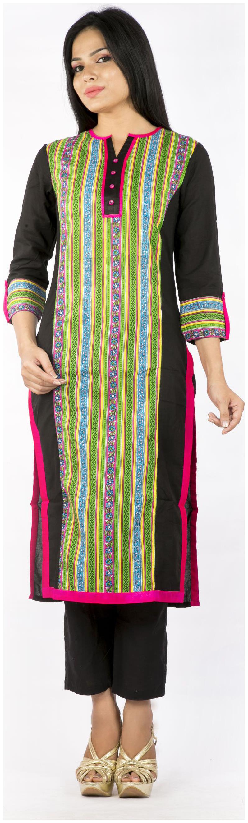 

Avanya Women Cotton Straight Kurta with Pant