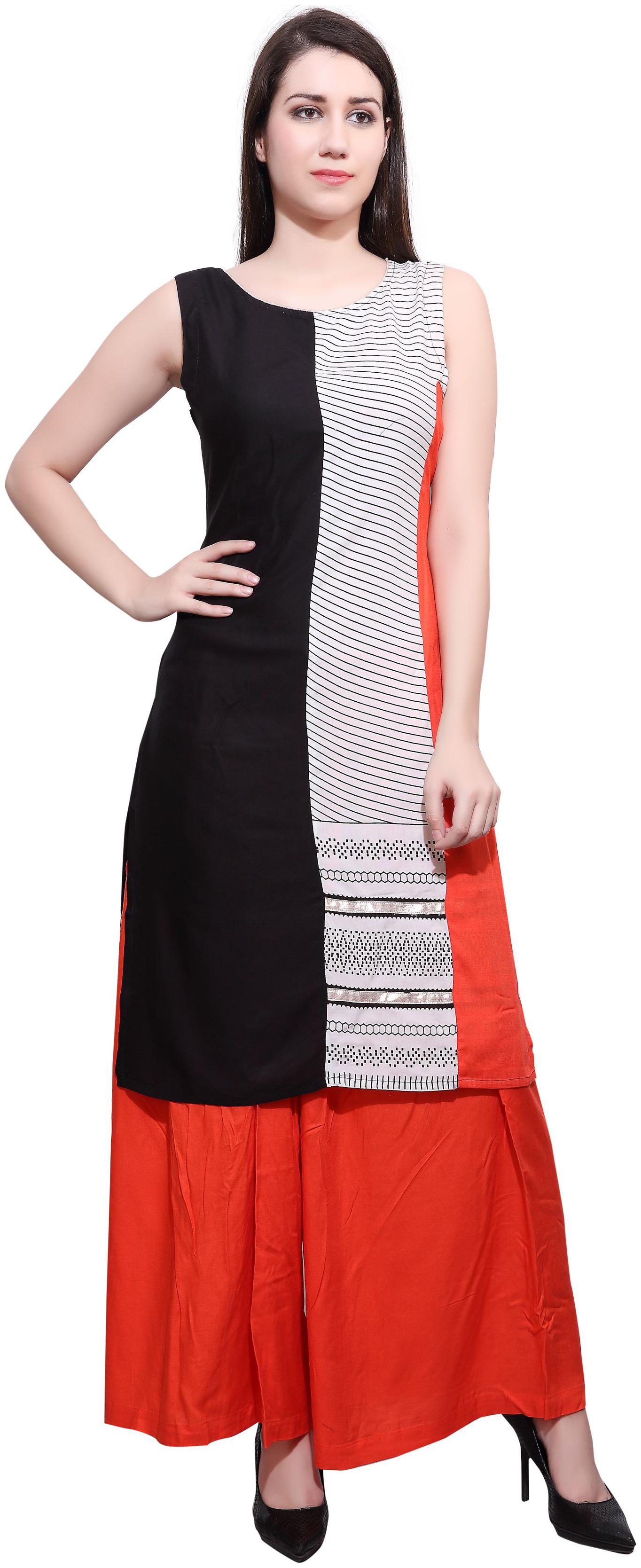 

Avanya Women Multi Printed Straight Kurta