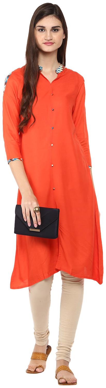

Avanya Women Rayon A-Line Kurta with Legging