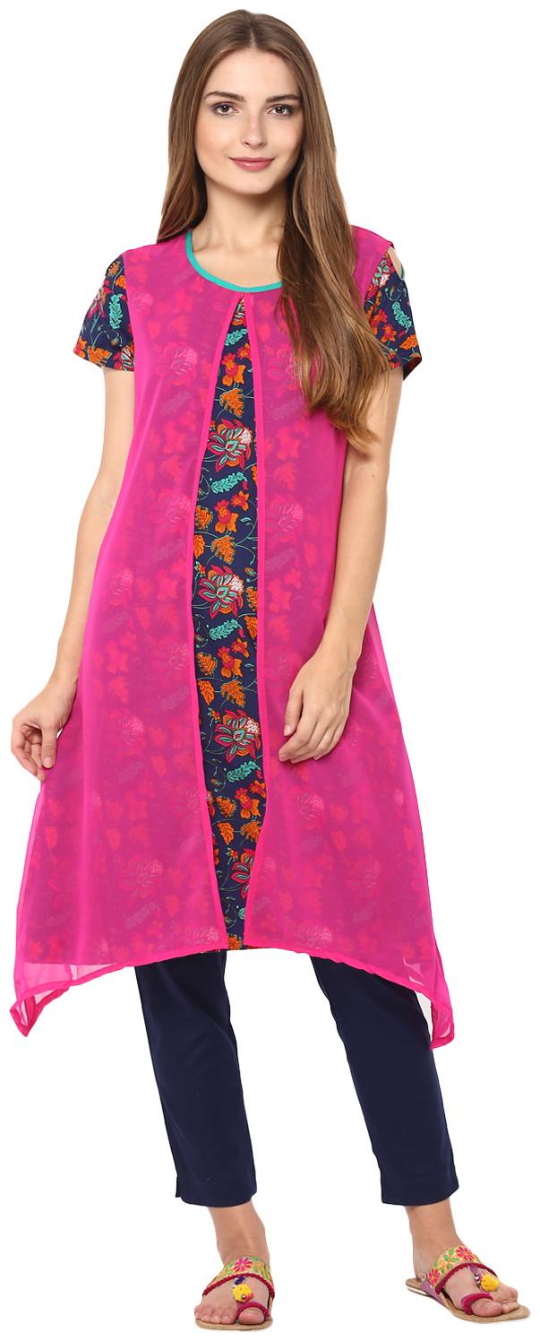 

Avanya Women Cotton A-Line Kurta with Pant