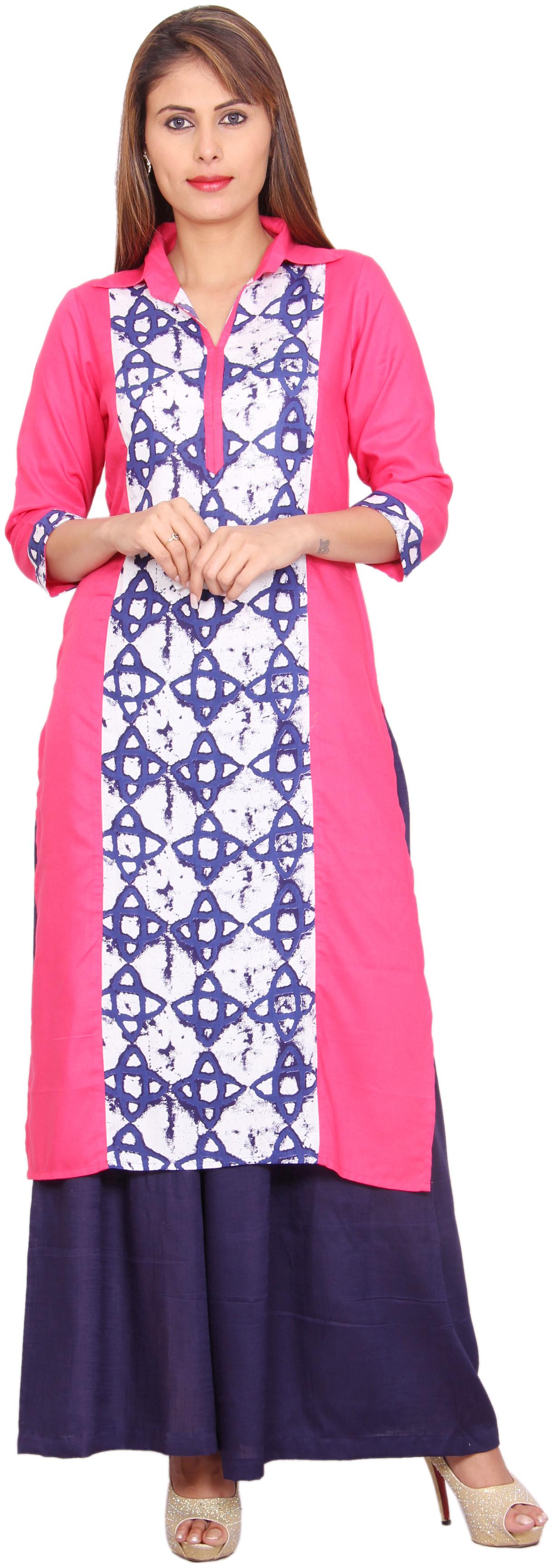 

Avanya Women Rayon Straight Kurta with Palazzo