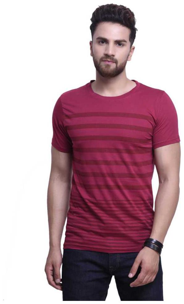

Axxitude Men Maroon Regular fit Cotton Round neck T-Shirt - Pack Of 1