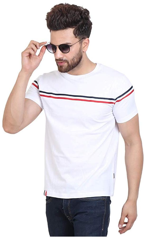

Axxitude Men White Regular fit Cotton Round neck T-Shirt - Pack Of 1