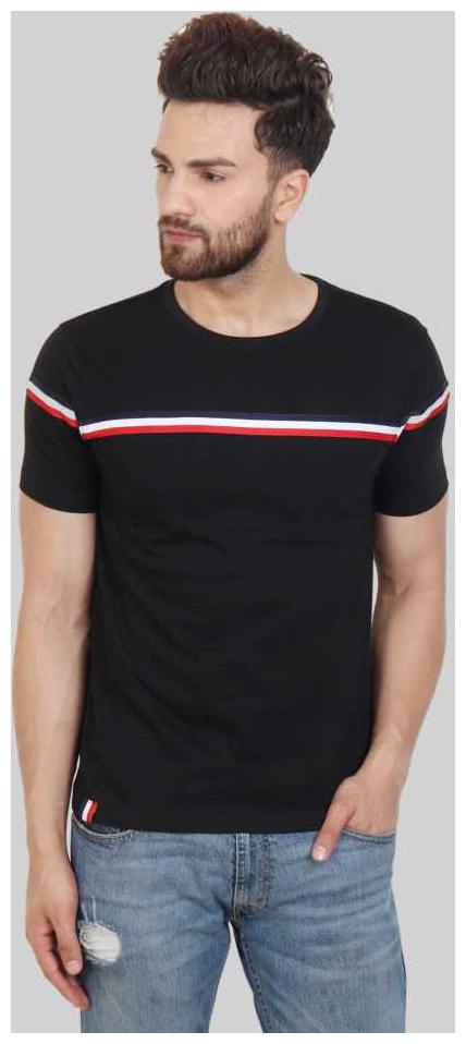 

Axxitude Men Black Regular fit Cotton Round neck T-Shirt - Pack Of 1