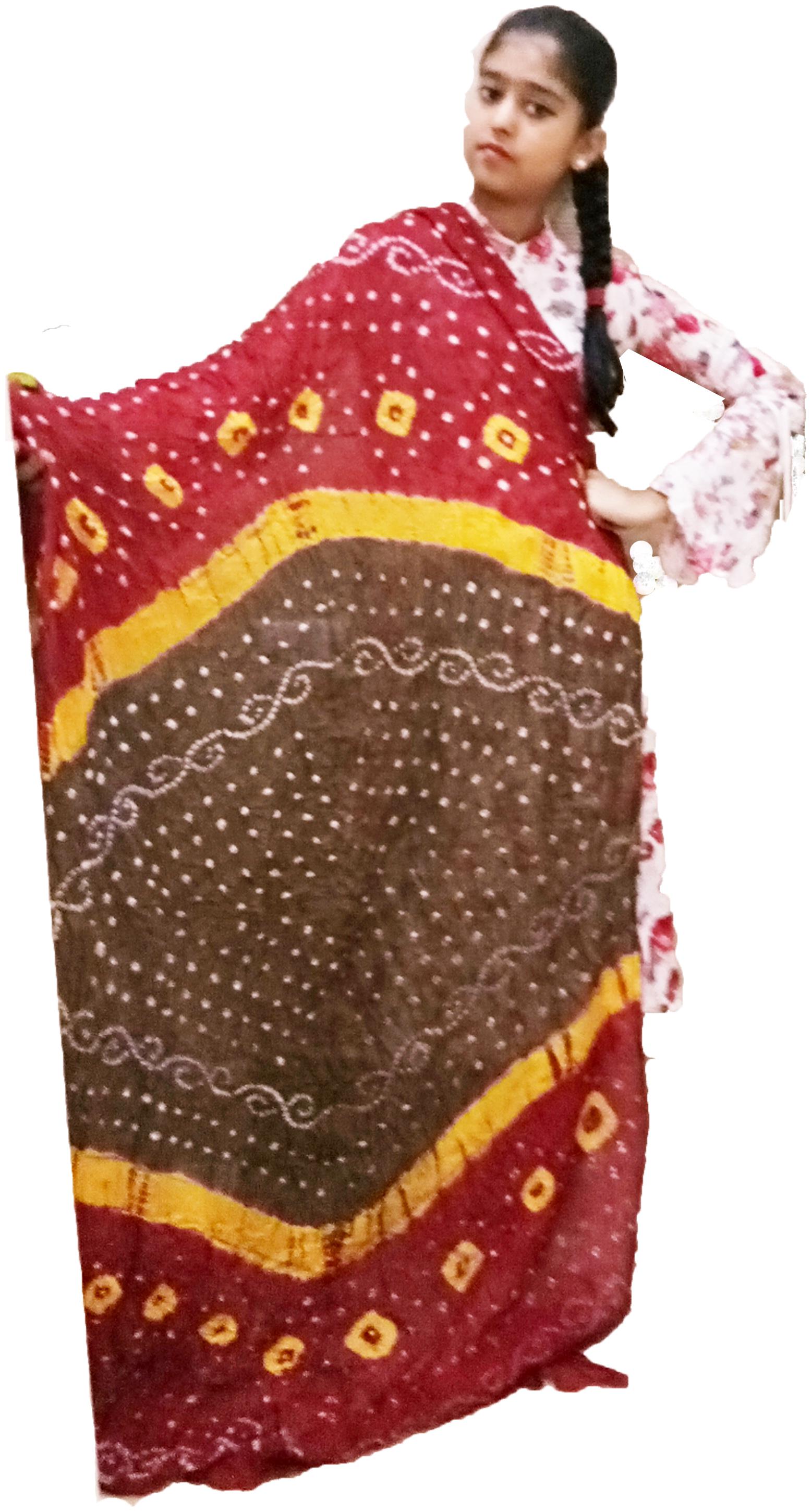 

AZAD DYEING Multi Dupattas Stoles Jackets Cotton