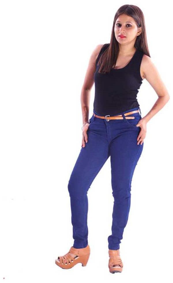 

AZAD DYEING Women Blue Straight fit Jeans
