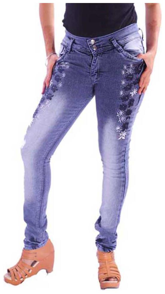 

AZAD DYEING Women Blue Straight fit Jeans