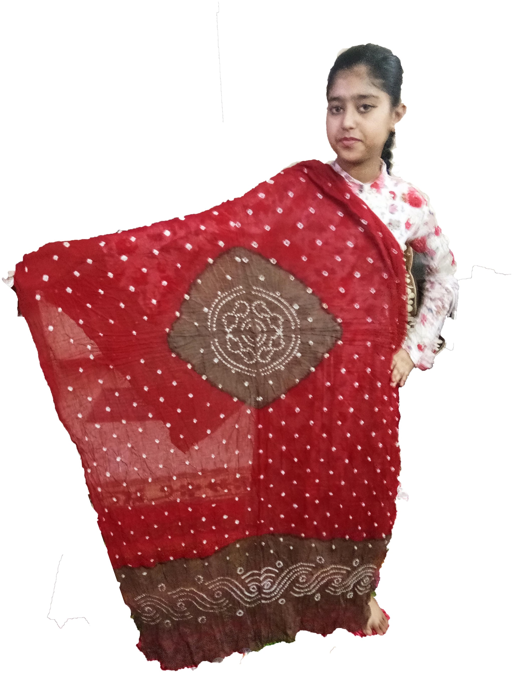 

AZAD DYEING Multi Dupattas Stoles Jackets Cotton