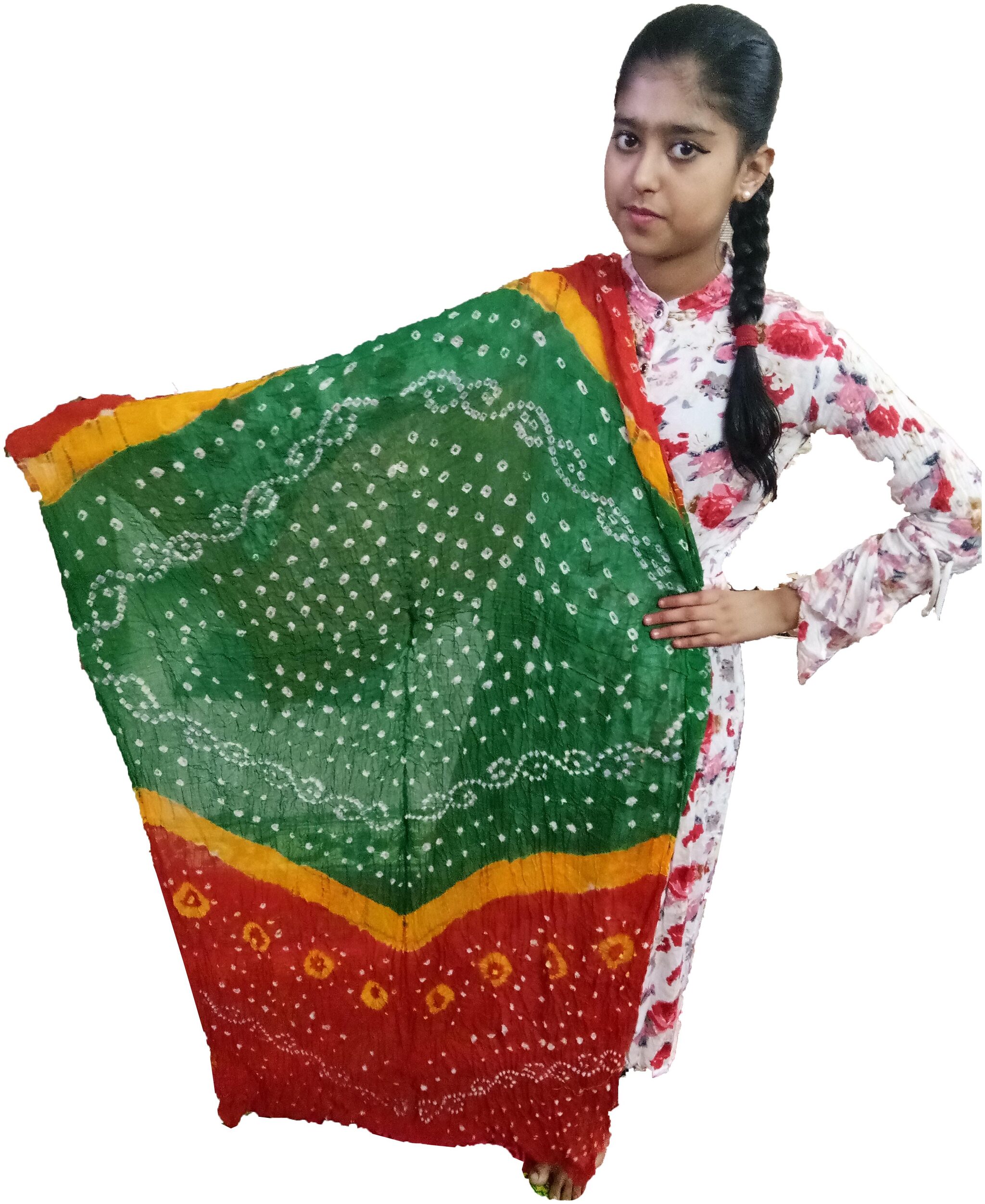 

AZAD DYEING Multi Dupattas Stoles Jackets Cotton