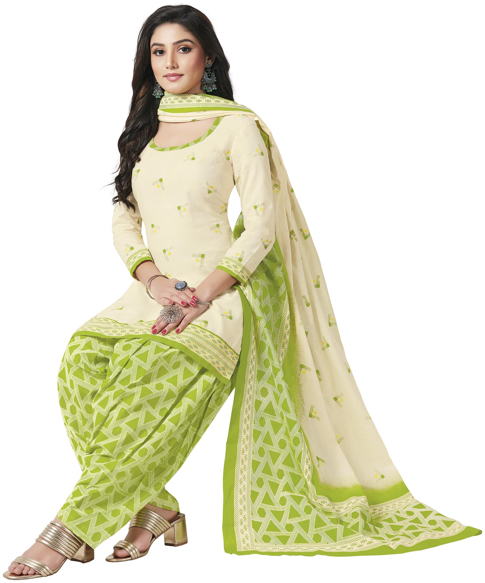 

Baalar Beige Unstitched Kurta with bottom dupatta With dupatta Dress Material