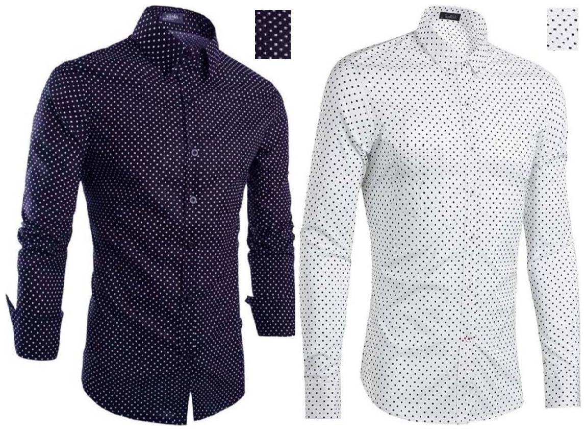 

BALINO LONDON Men Multi Polka Dots Slim Fit Casual Shirt