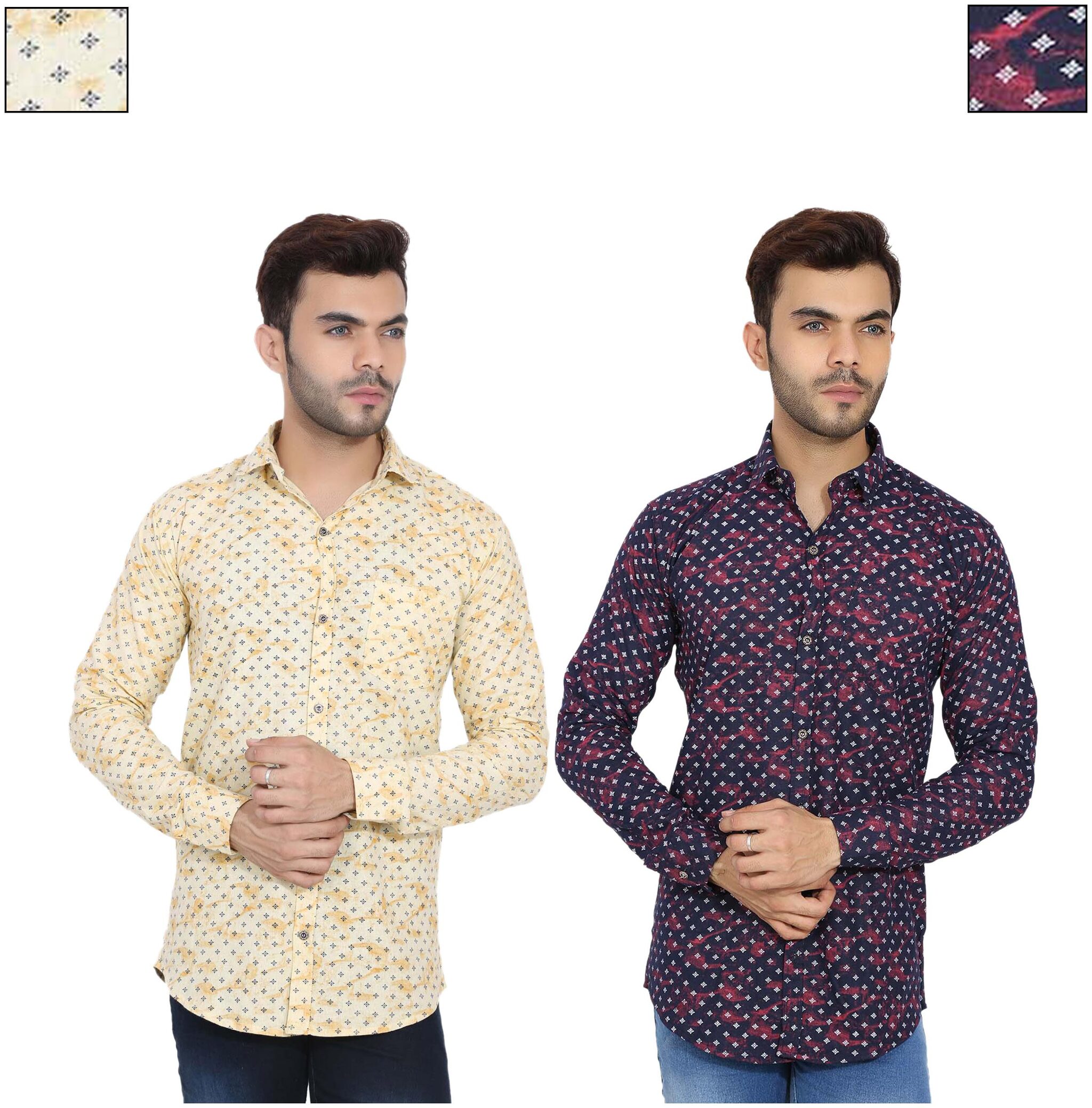 

BALINO LONDON Men Multi Printed Slim Fit Casual Shirt