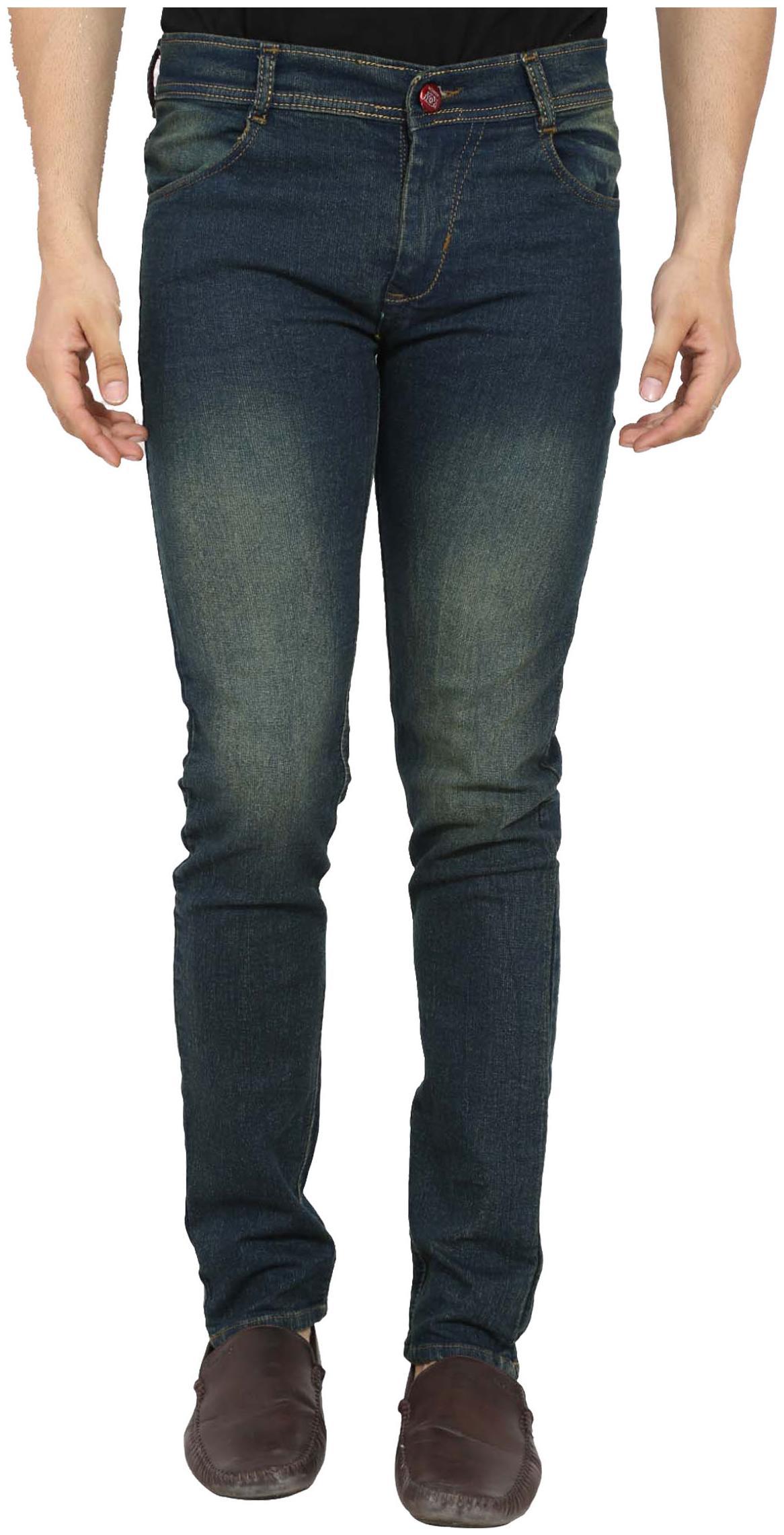 

BALINO LONDON Men Green Slim Fit Jeans