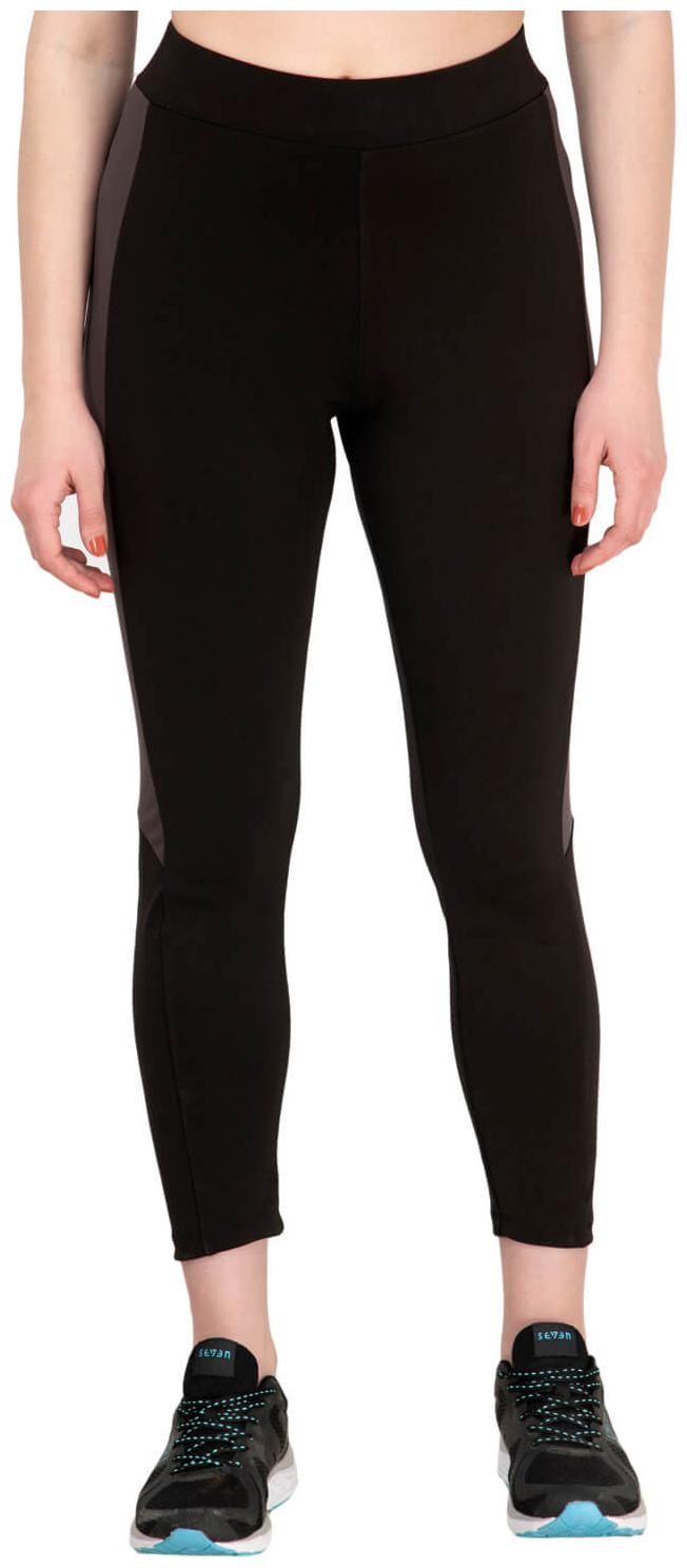 

baluchi Women Regular fit Polyester Solid Track pants - Black