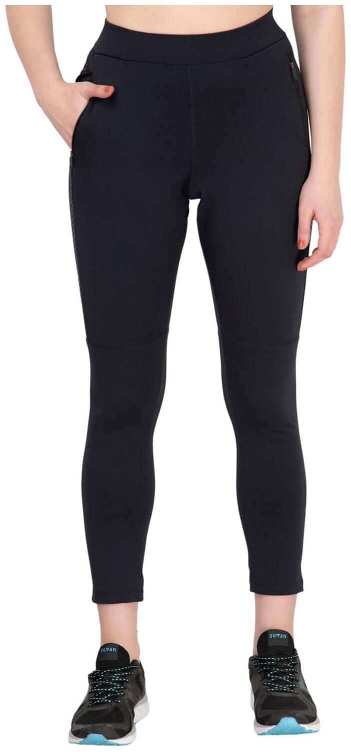 

baluchi Women Regular fit Polyester Solid Track pants - Blue