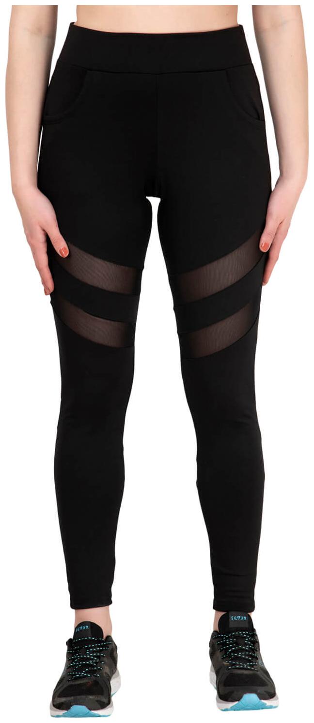 

baluchi Women Regular fit Polyester Solid Track pants - Black