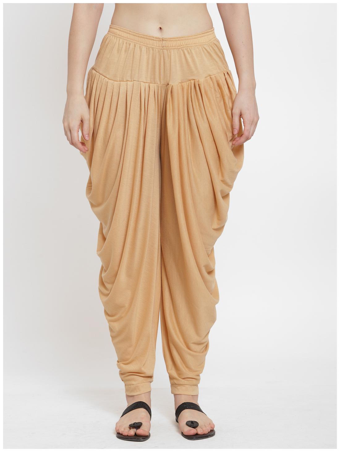

Bamboo Breeze Lycra Dhoti - Beige