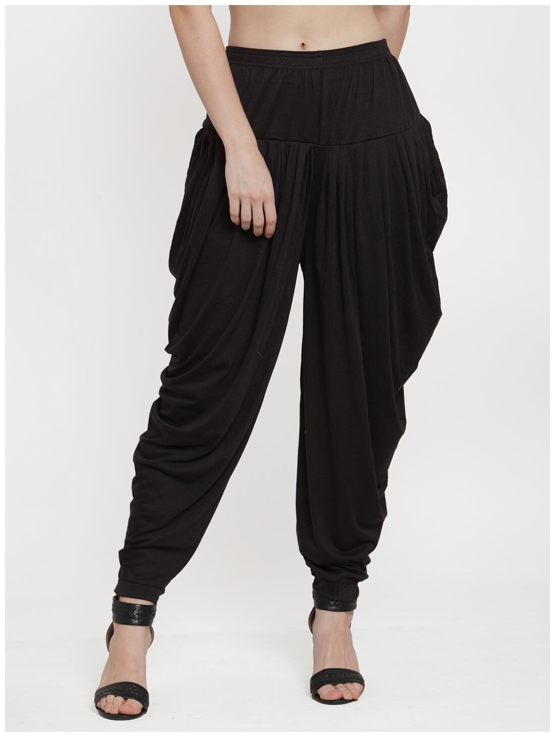 

Bamboo Breeze Lycra Dhoti - Black