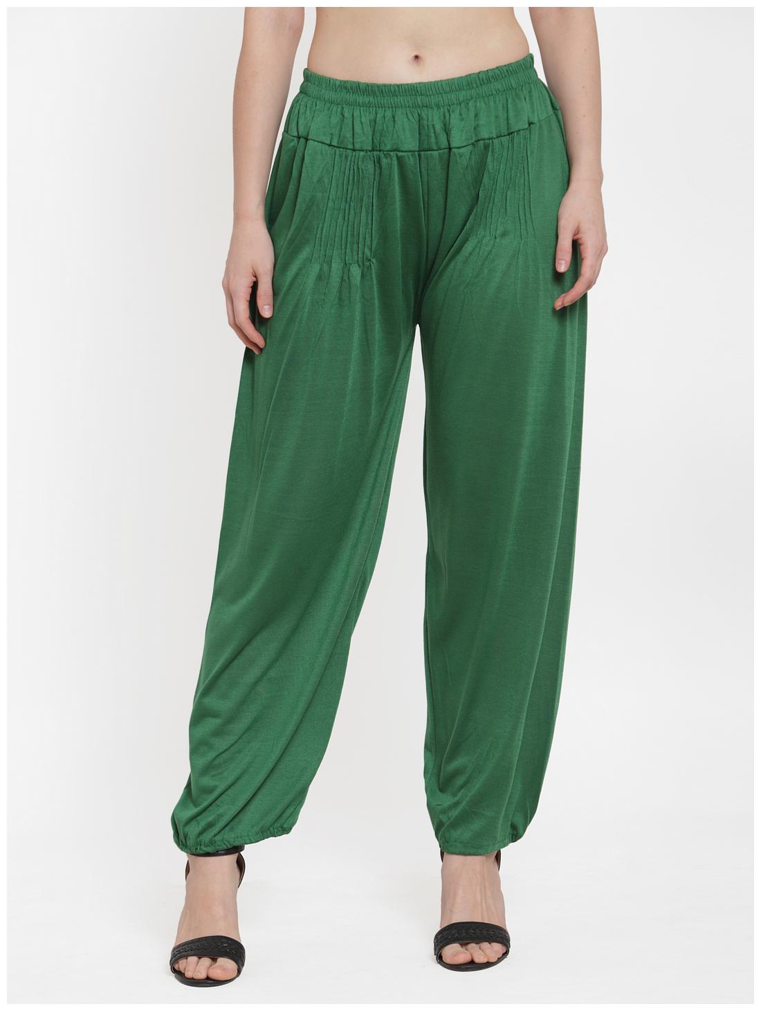 

Bamboo Breeze Lycra Harem Pants - Green