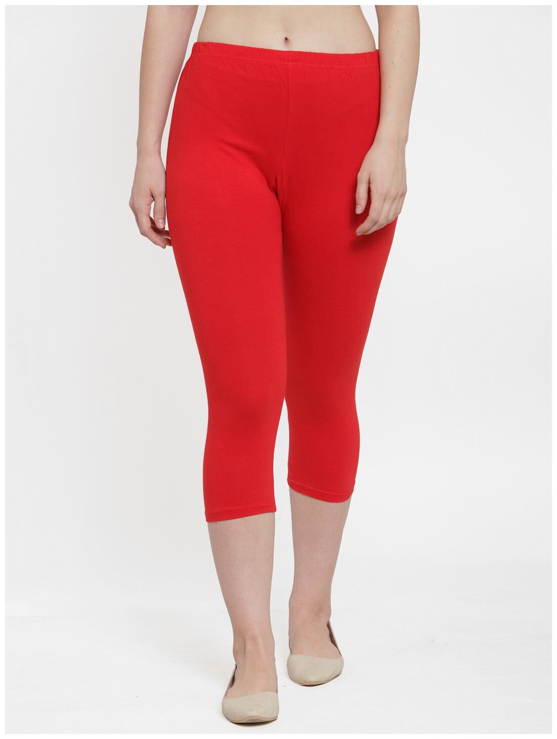 

Bamboo Breeze Women Three-Fourth Solid Leggings