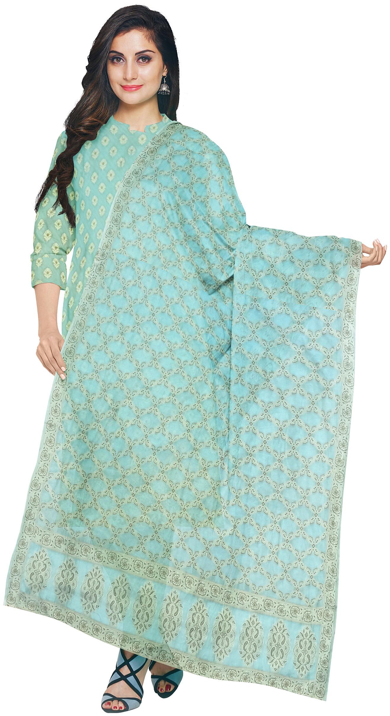 

Banarasi Ethnic Cotton Suit Material