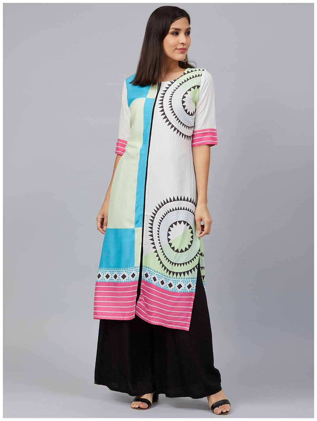 

Bani Women Women Printed Straight Kurta