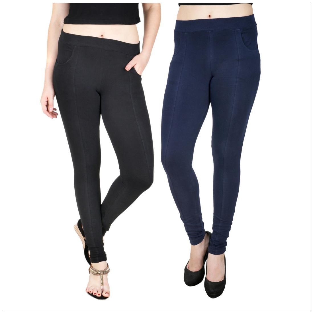 

Baremoda Women Blue Black Skinny fit Jegging
