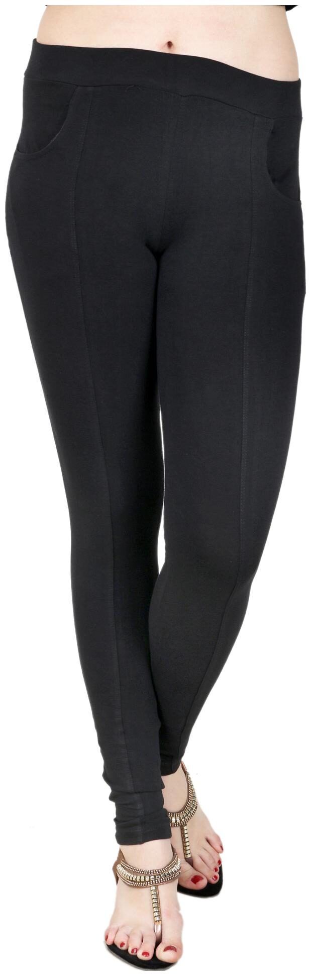

BAREMODA Black Cotton And Lycra Jegging