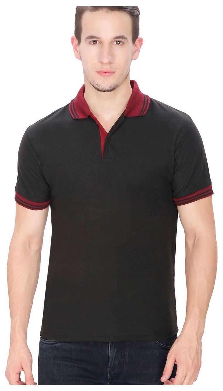 

Baremoda Men Black Regular fit Cotton Henley neck T-Shirt - Pack Of 1