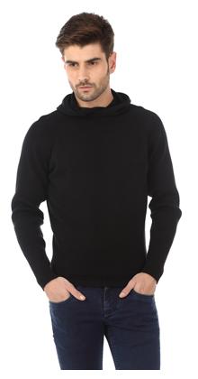 

Basics Black Cotton Sweater