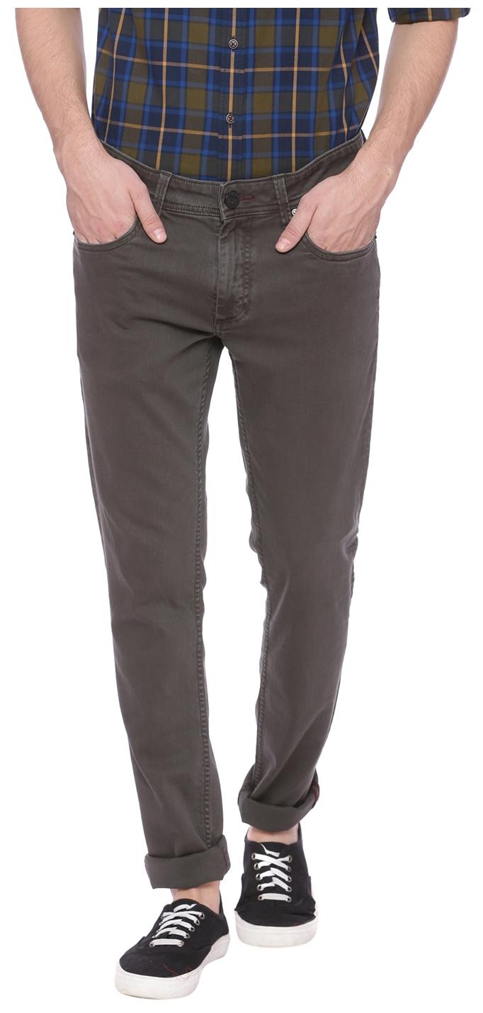

BASICS Men Green Slim Fit Jeans