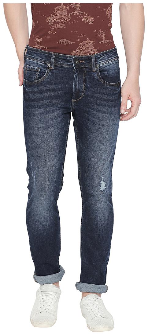 

BASICS Men Navy Blue Skinny Fit Jeans