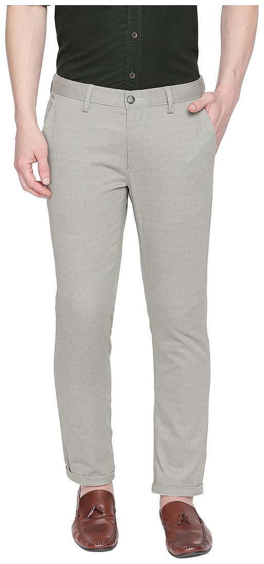 

BASICS Men Beige Printed Tapered fit Chinos