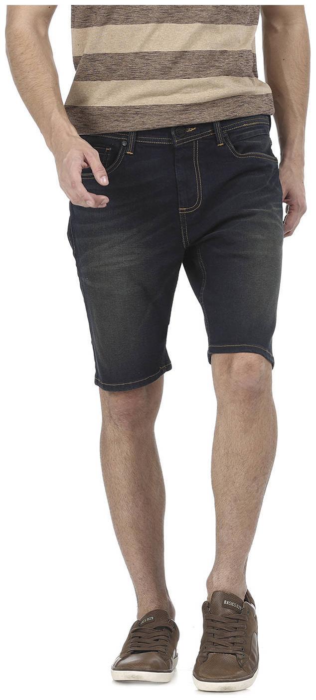 

Basics Comfort Fit Dark Sapphire Rinse Stretch Denim Shorts
