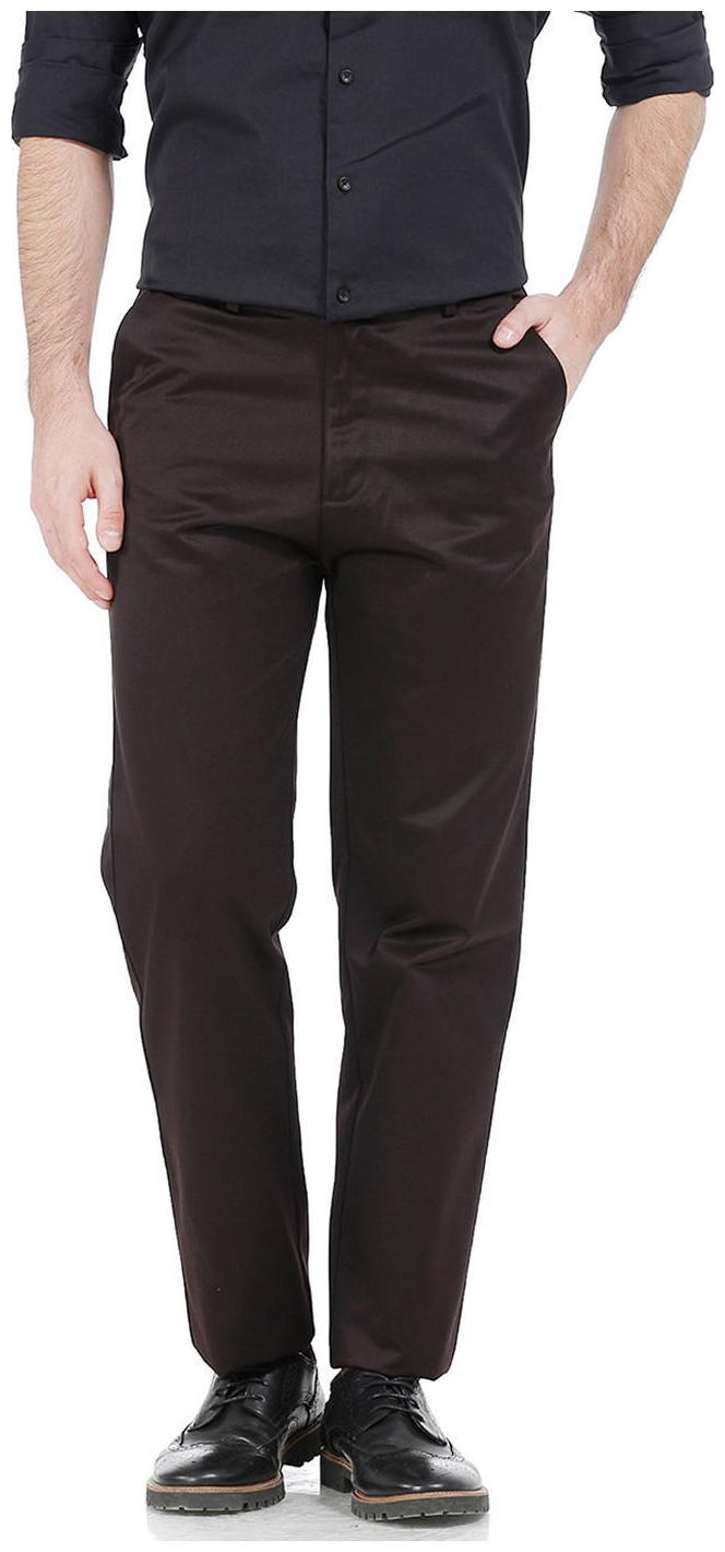 

BASICS Men Brown Solid Regular fit Chinos