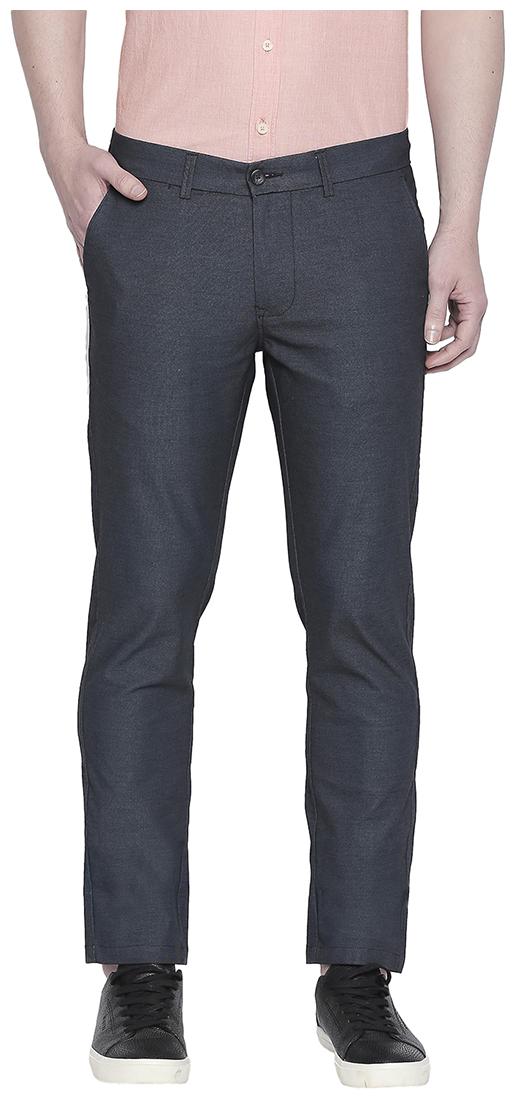 

BASICS Men Blue Solid Tapered fit Chinos
