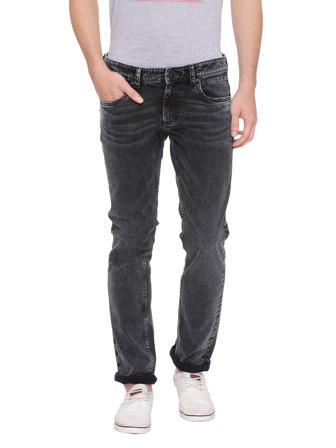 

BASICS Men Black Skinny Fit Jeans