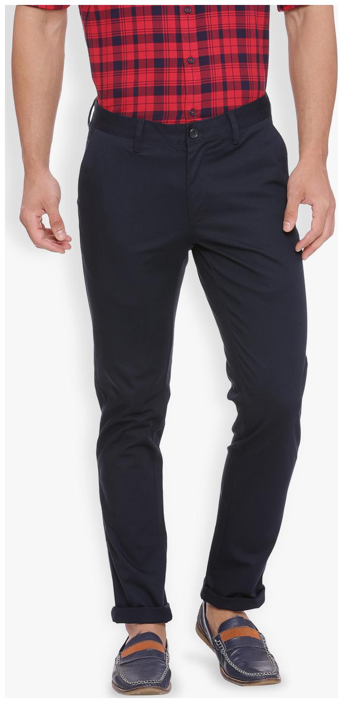 

BASICS Men Blue Solid Skinny fit Chinos